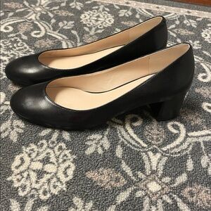 Cole Haan Grand Pumps Women's Heels Size 7 Black Career Preppy Block Heels